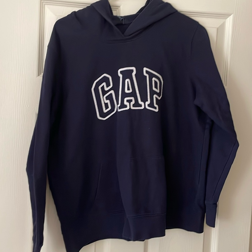 Gap Kids Arch Logo Hoodie Dark Blue (XL)